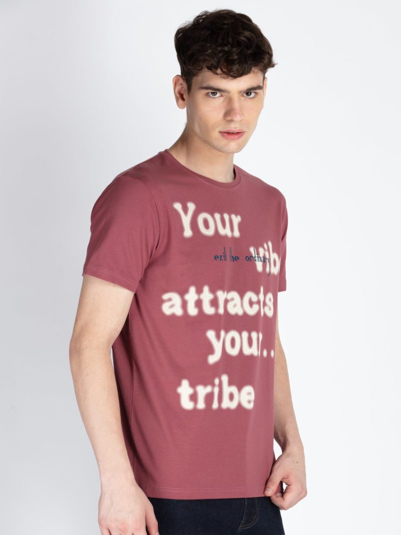 Mens All Over Printed Round Neck T-Shirt