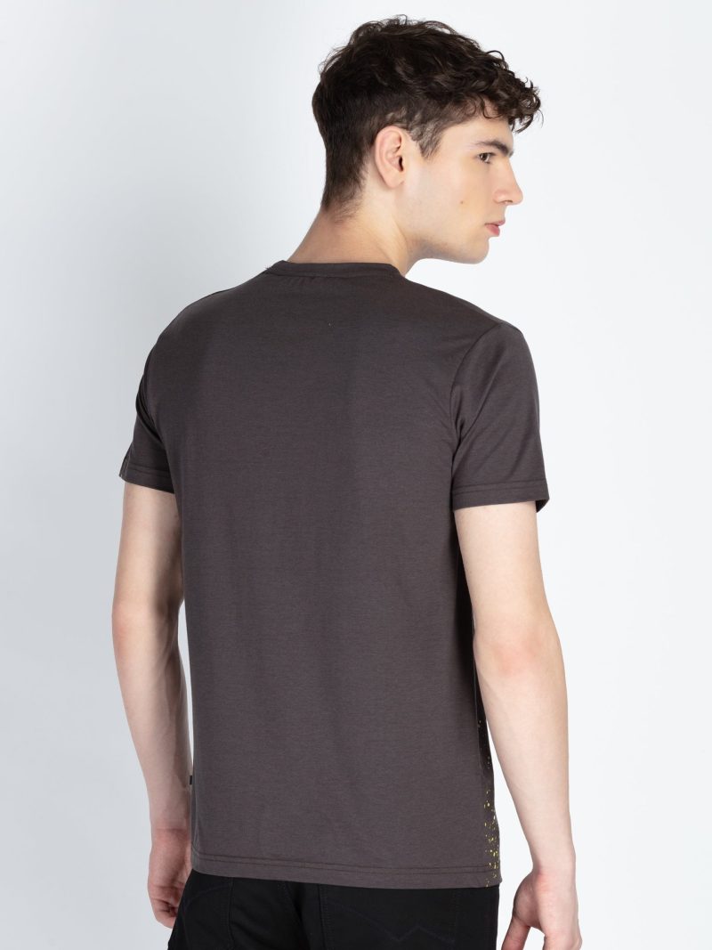 Mens Printed Round Neck T-Shirt