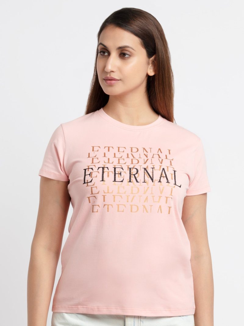 Status Quo Womens Printed Round Neck T-Shirt