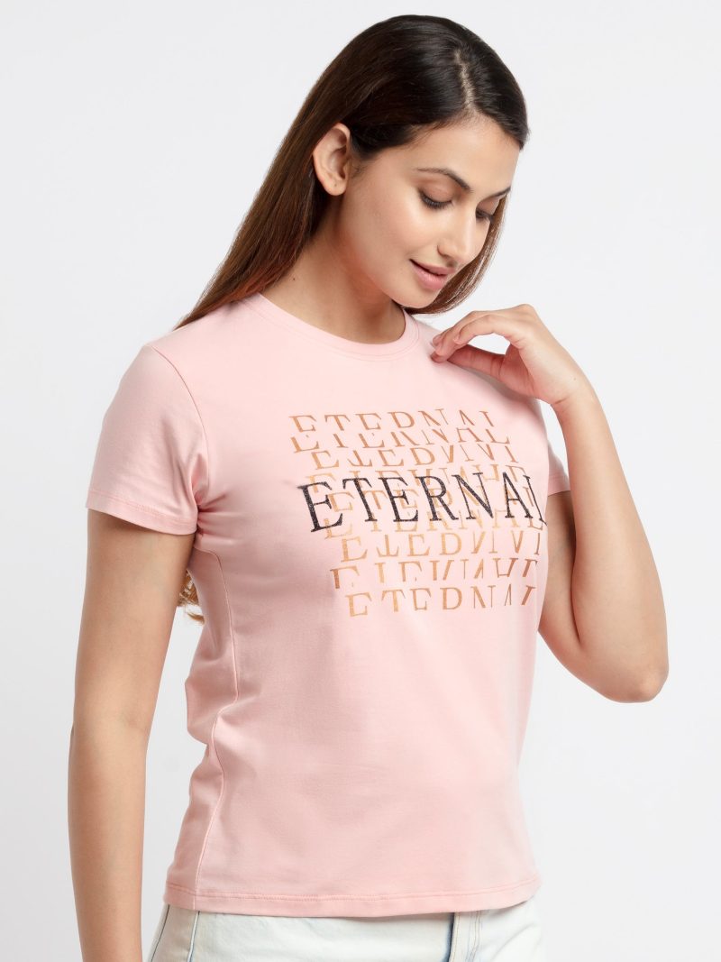 Status Quo Womens Printed Round Neck T-Shirt