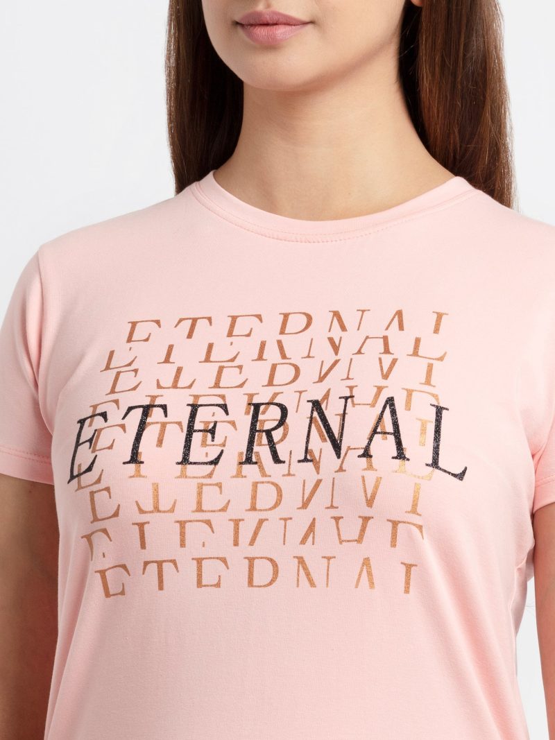 Status Quo Womens Printed Round Neck T-Shirt