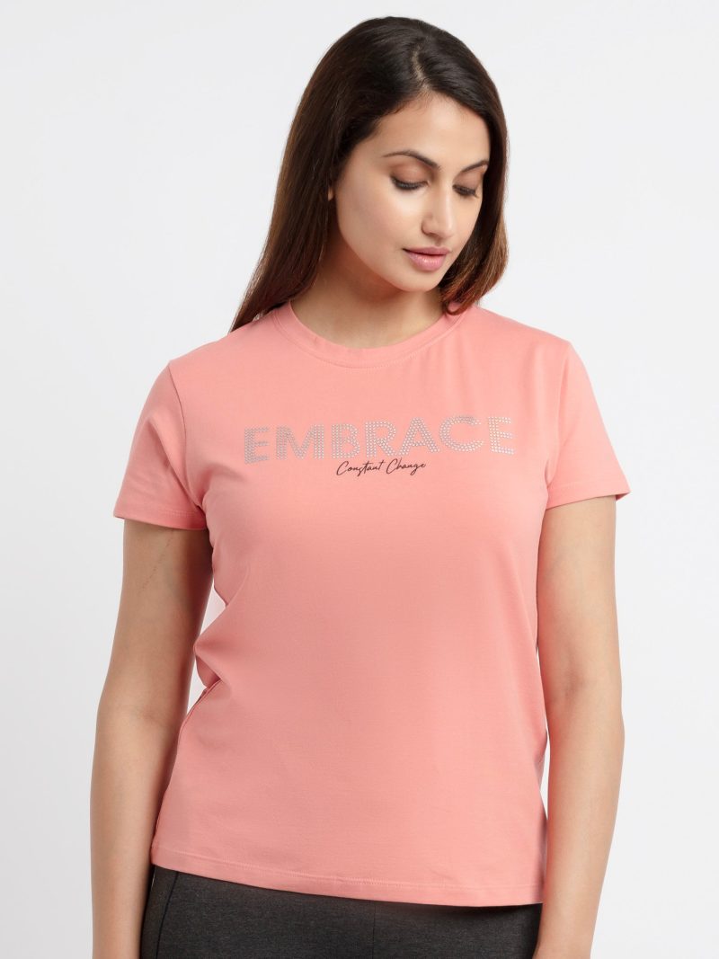 Status Quo Womens Printed Round Neck T-Shirt