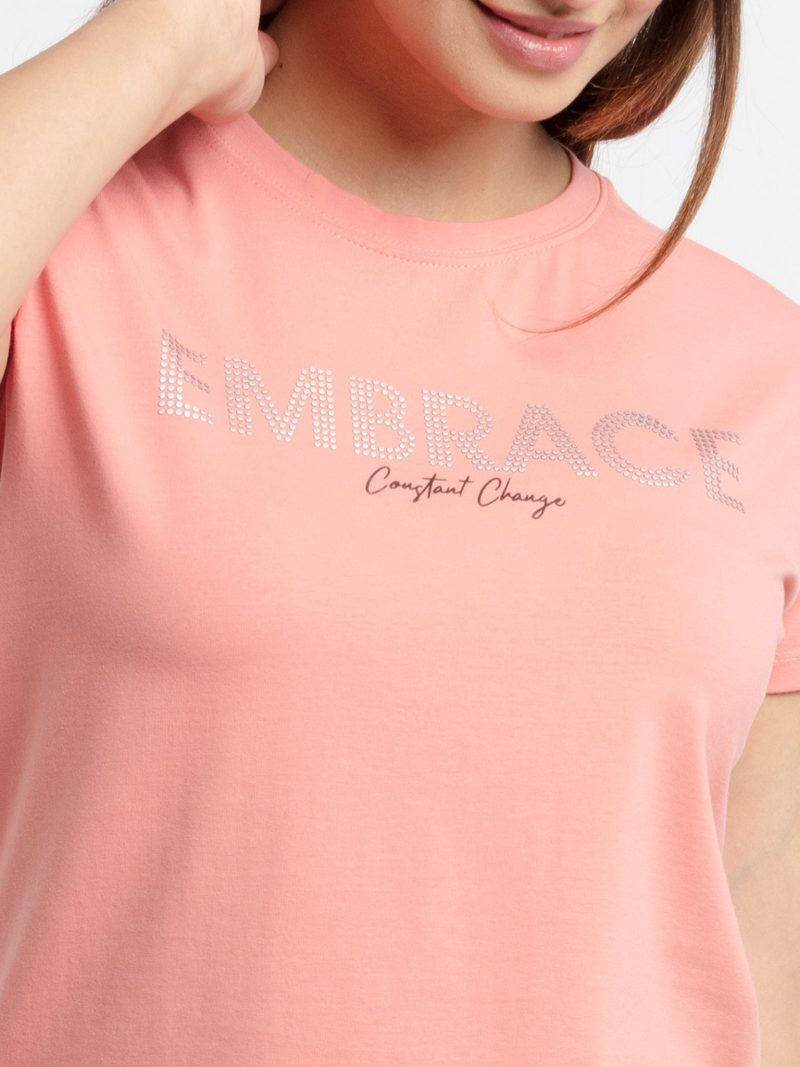 Status Quo Womens Printed Round Neck T-Shirt