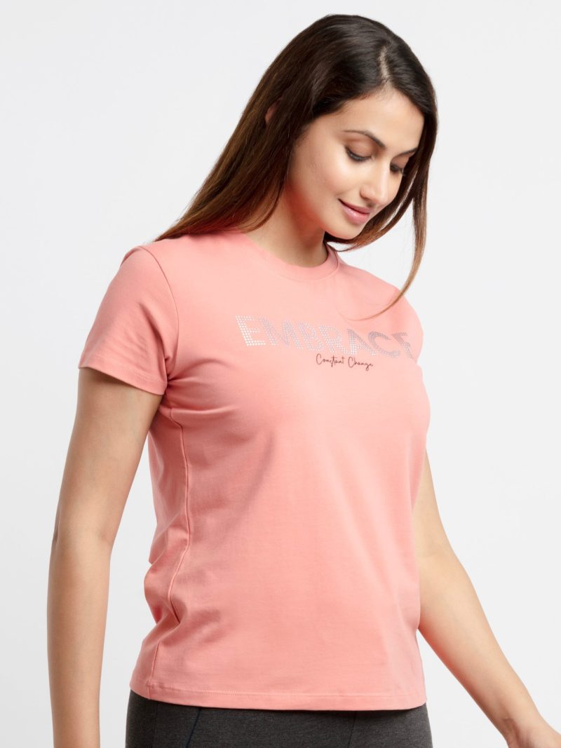 Status Quo Womens Printed Round Neck T-Shirt