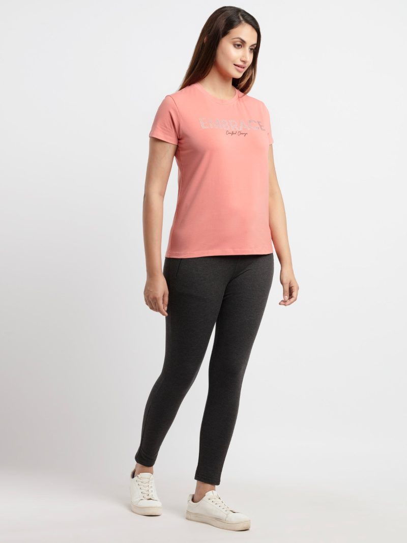 Status Quo Womens Printed Round Neck T-Shirt