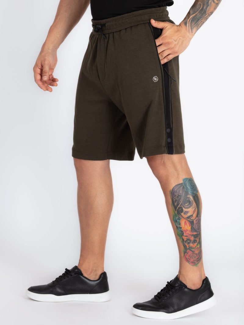 Status Quo Mens Solid Regular Fit Shorts