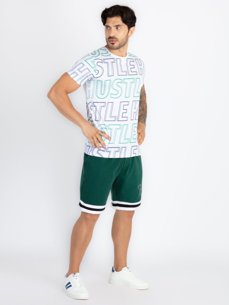 Status Quo Mens Graphic Regular Fit Shorts