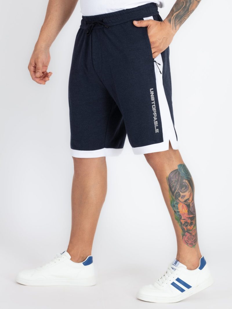 Status Quo Mens Solid Regular Fit Shorts