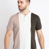 Mens Colorblocked Polo T-Shirt