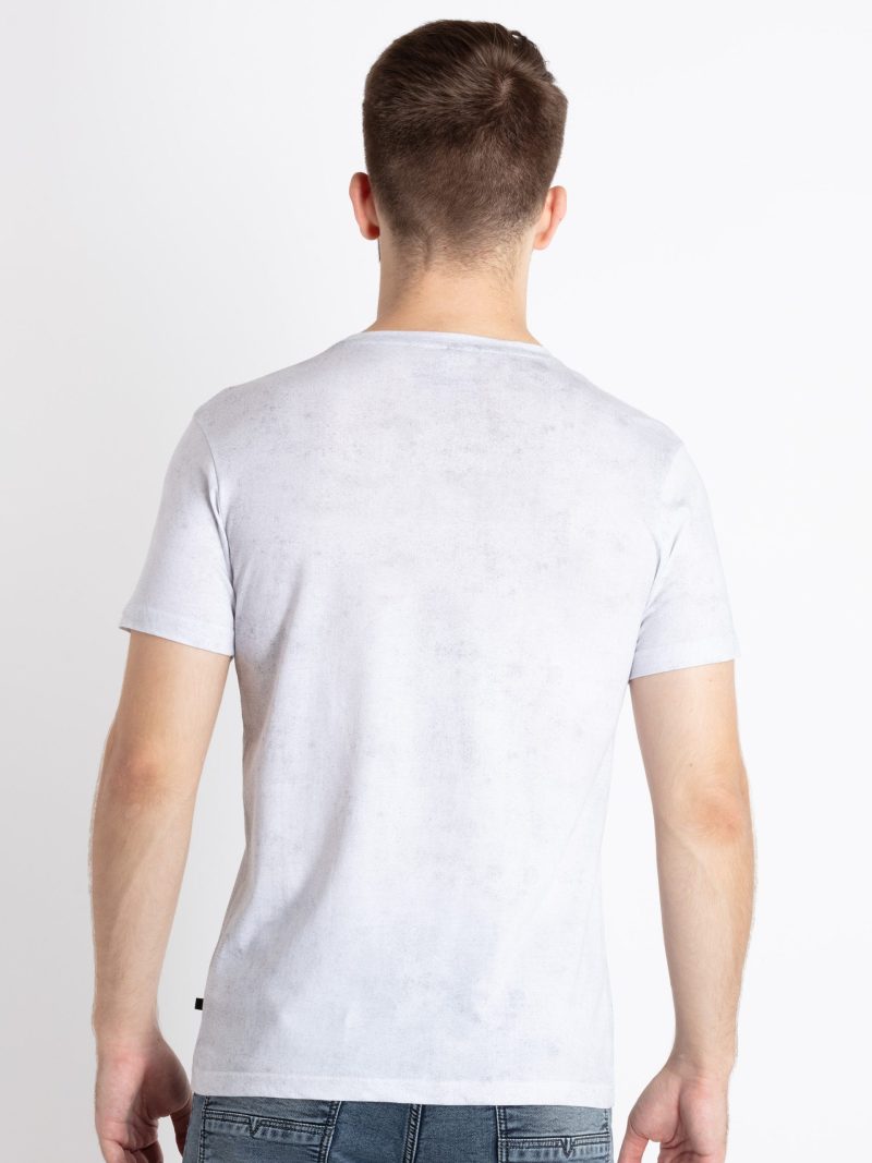 Mens Printed Round Neck T-Shirt