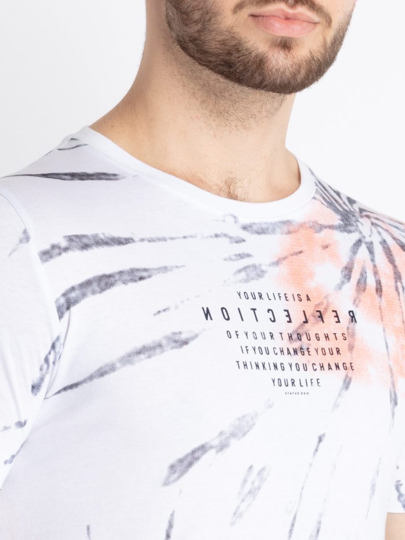 Mens Printed Round Neck T-Shirt