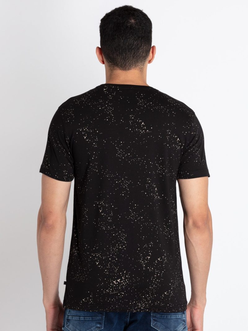 Mens All Over Print Round Neck T-Shirt