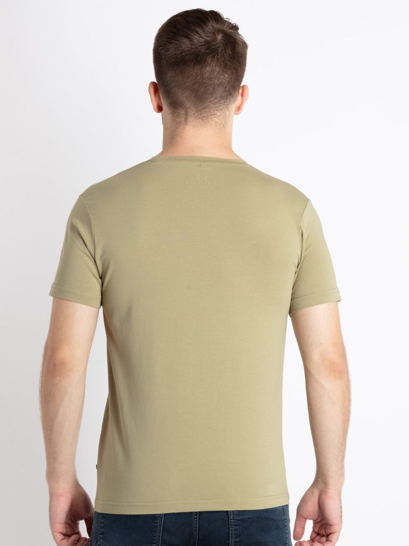 Mens Printed Round Neck T-Shirt