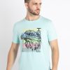 Mens Printed Round Neck T-Shirt