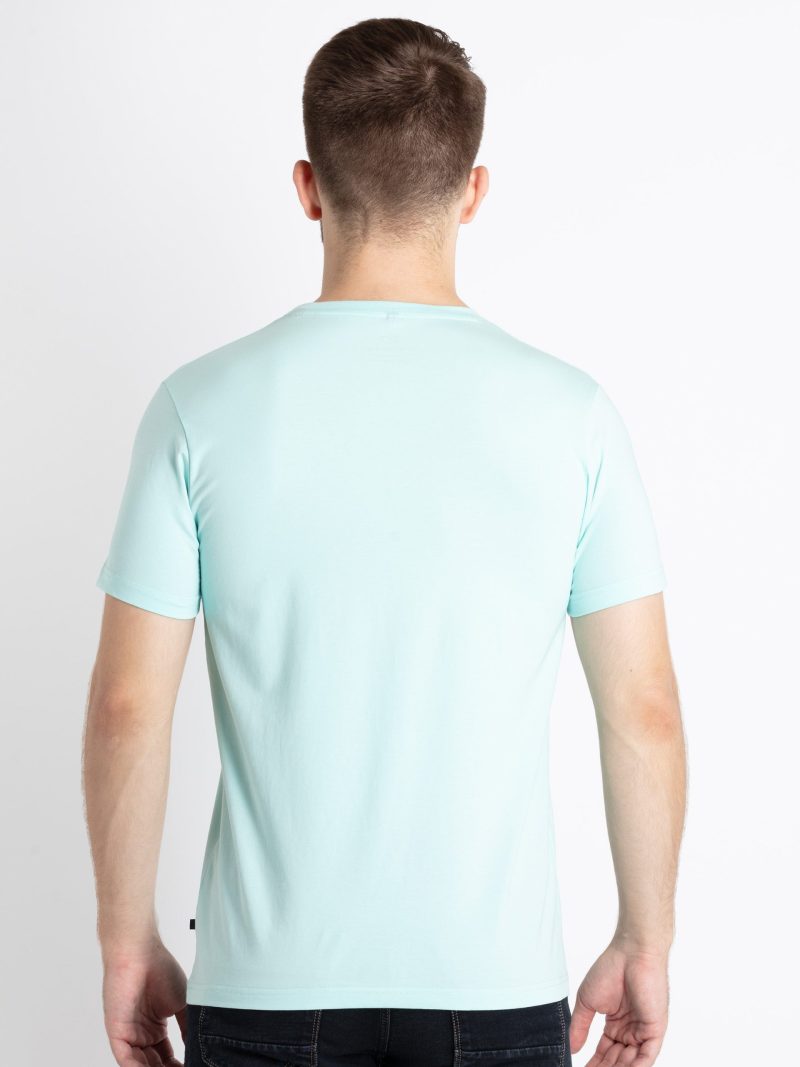 Mens Printed Round Neck T-Shirt