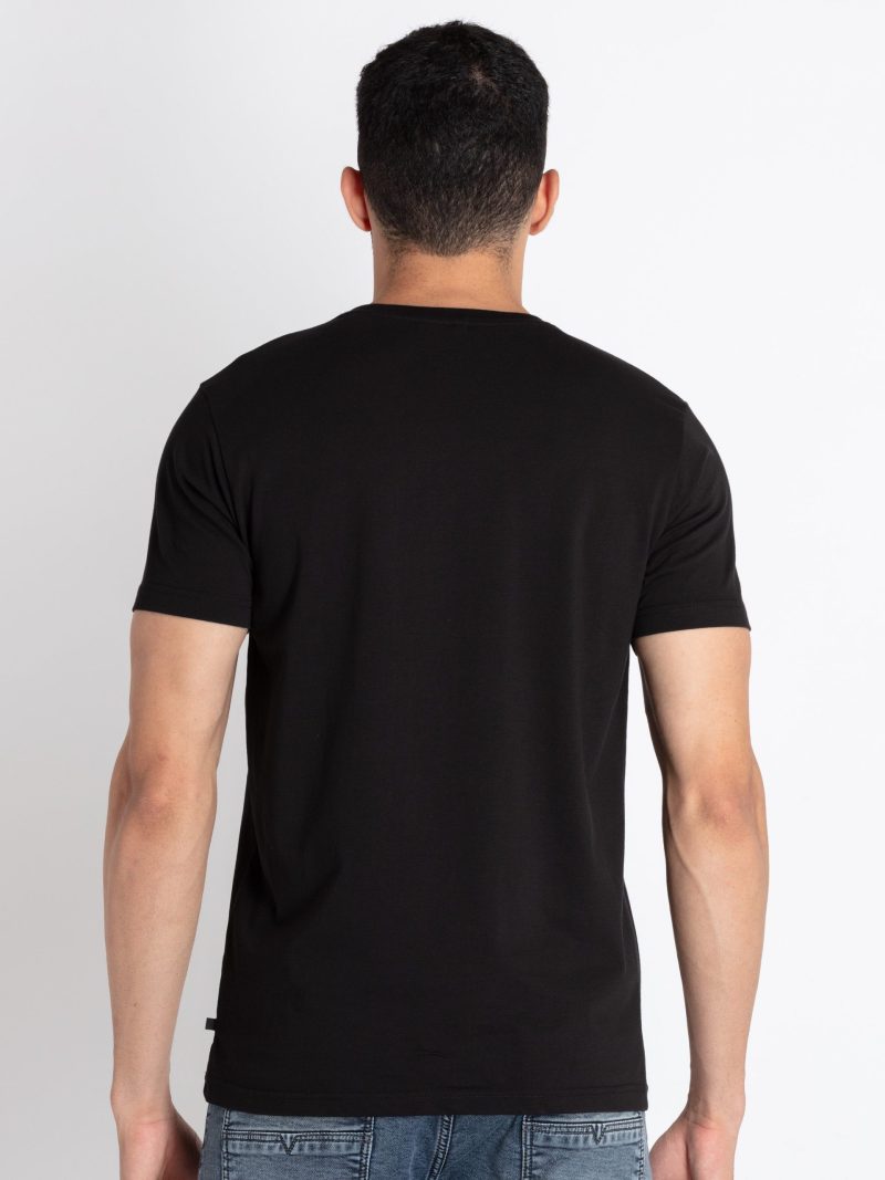 Mens Printed Round Neck T-Shirt