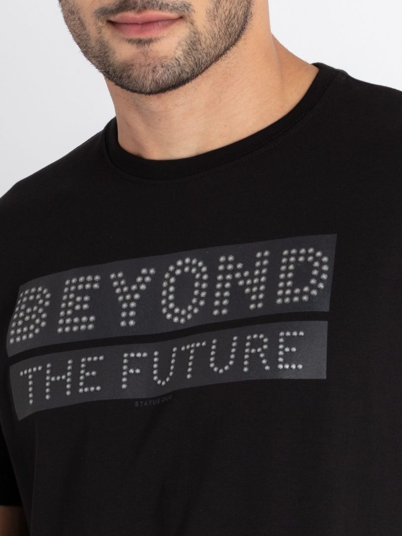 Mens Printed Round Neck T-Shirt