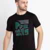 Mens Printed Round Neck T-Shirt