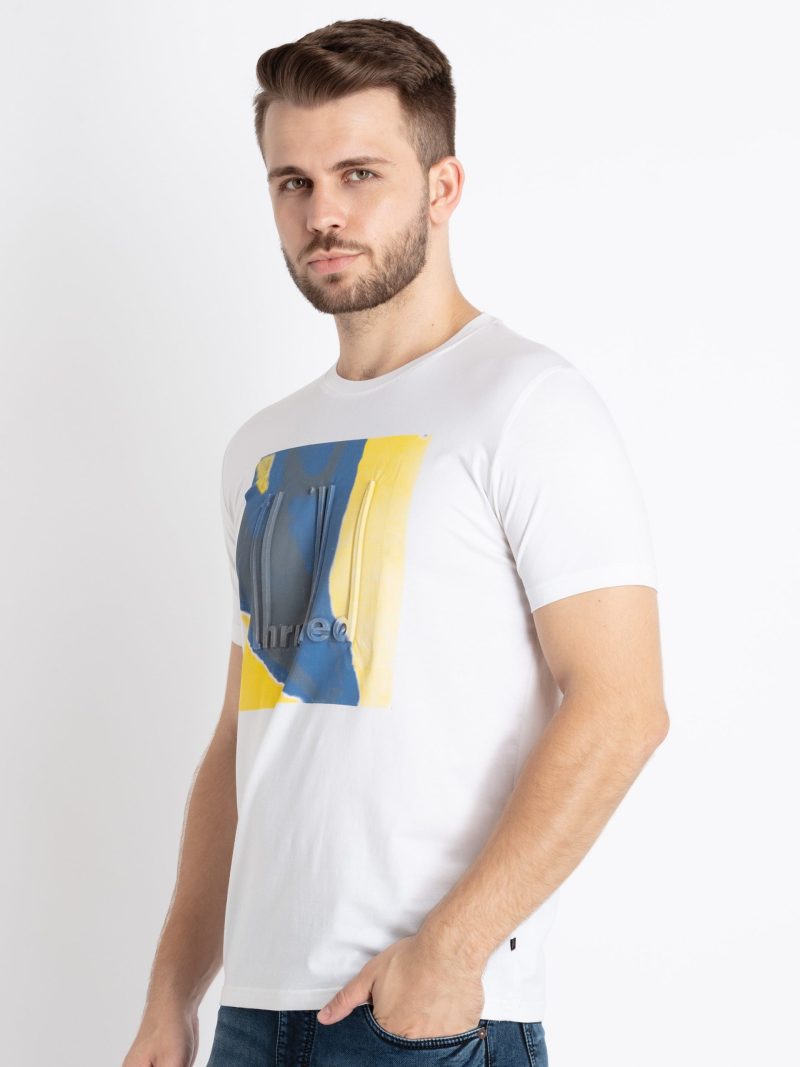 Mens Printed Round Neck T-Shirt