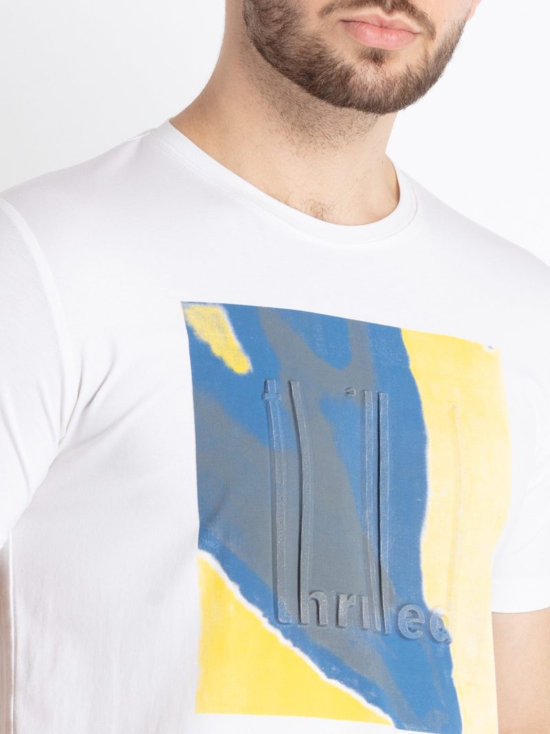 Mens Printed Round Neck T-Shirt