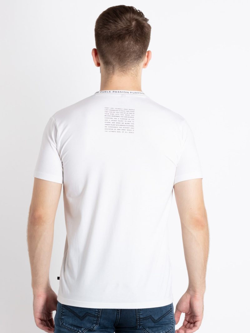 Mens Printed Round Neck T-Shirt