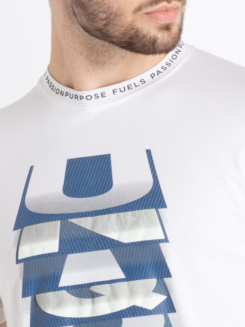 Mens Printed Round Neck T-Shirt