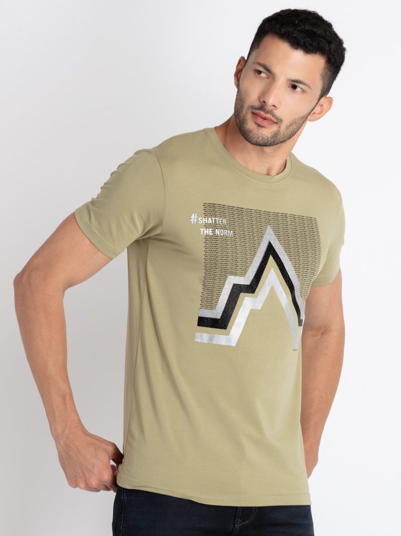 Status Quo Mens Printed Round Neck T-Shirt