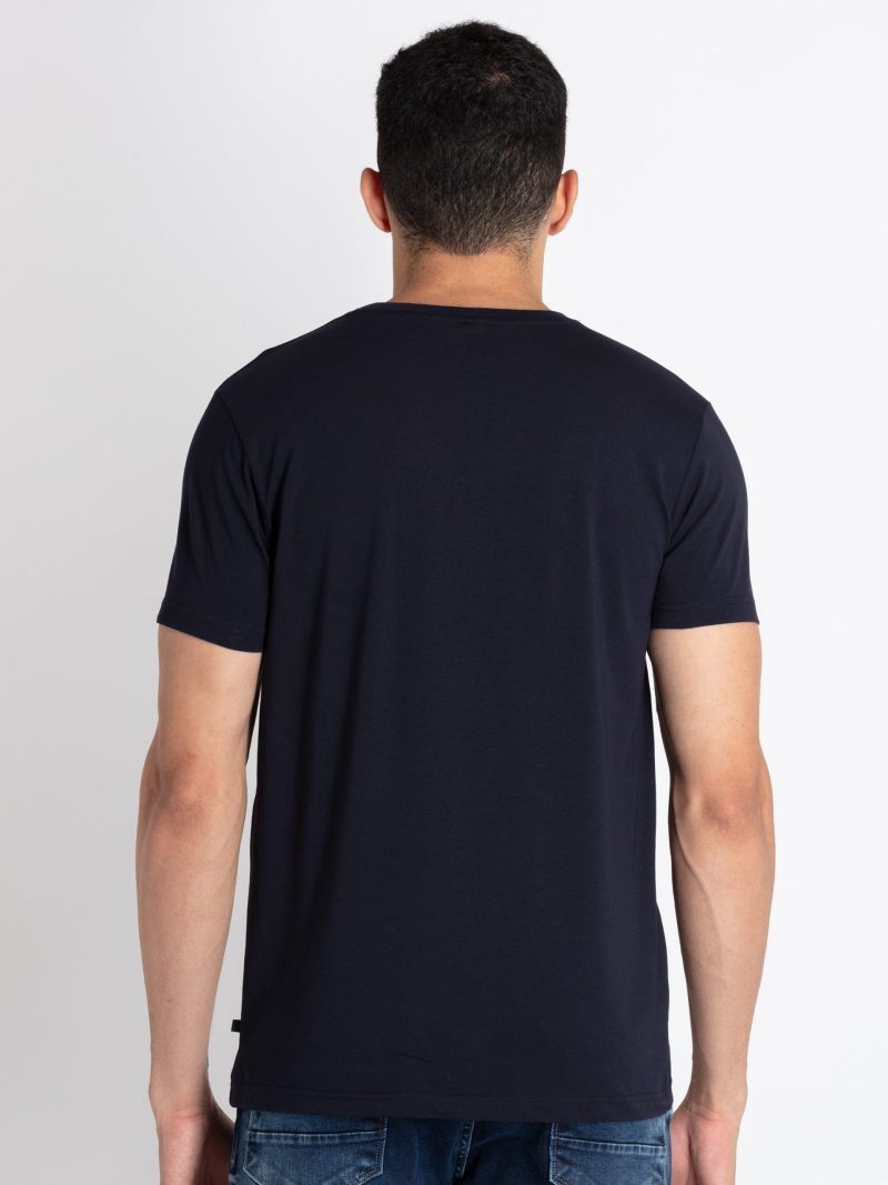 Mens Printed Round Neck T-Shirt