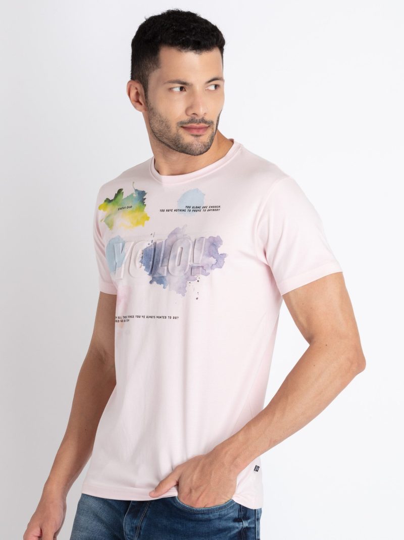 Status Quo Mens Printed Round Neck T-Shirt