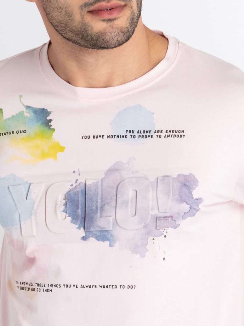 Status Quo Mens Printed Round Neck T-Shirt