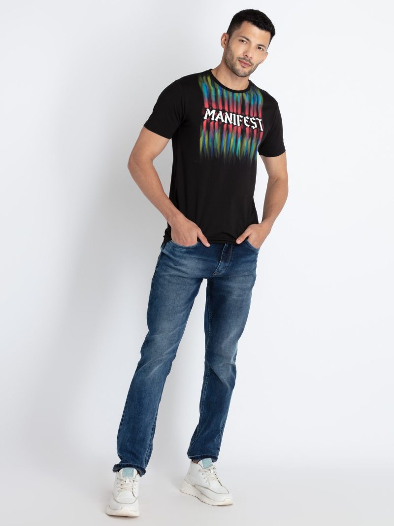 Status Quo Mens Printed Round Neck T-Shirt