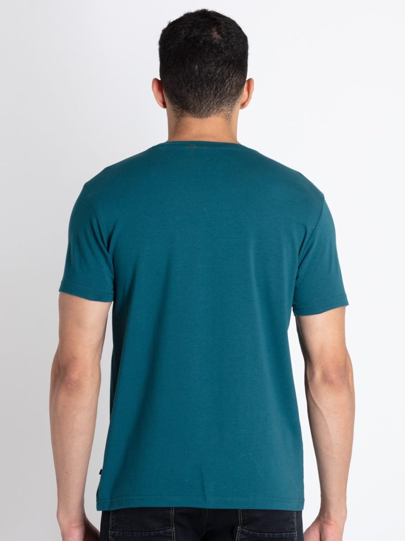 Mens Printed Round Neck T-Shirt