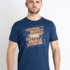 Mens Printed Round Neck T-Shirt