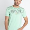 Mens Printed Round Neck T-Shirt
