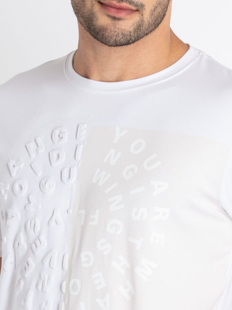 Mens Printed Round Neck T-Shirt