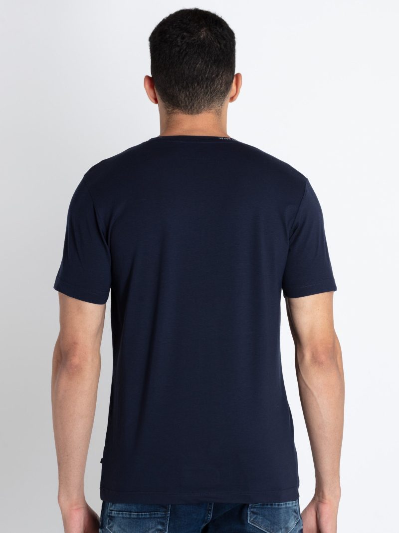 Mens Printed Round Neck T-Shirt