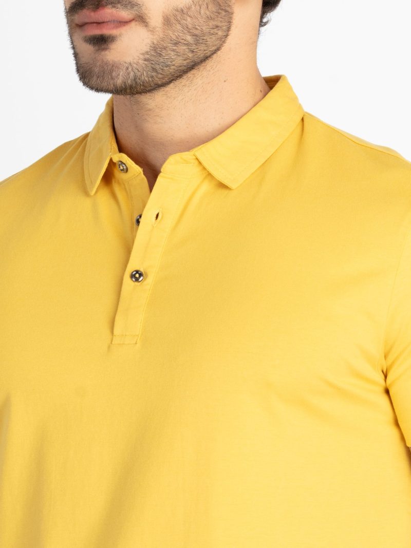 Mens Solid Polo T-Shirt