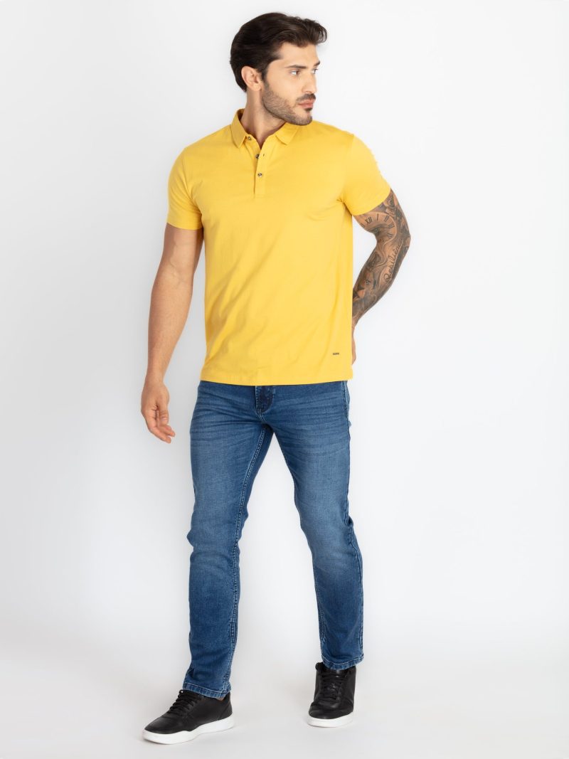 Mens Solid Polo T-Shirt