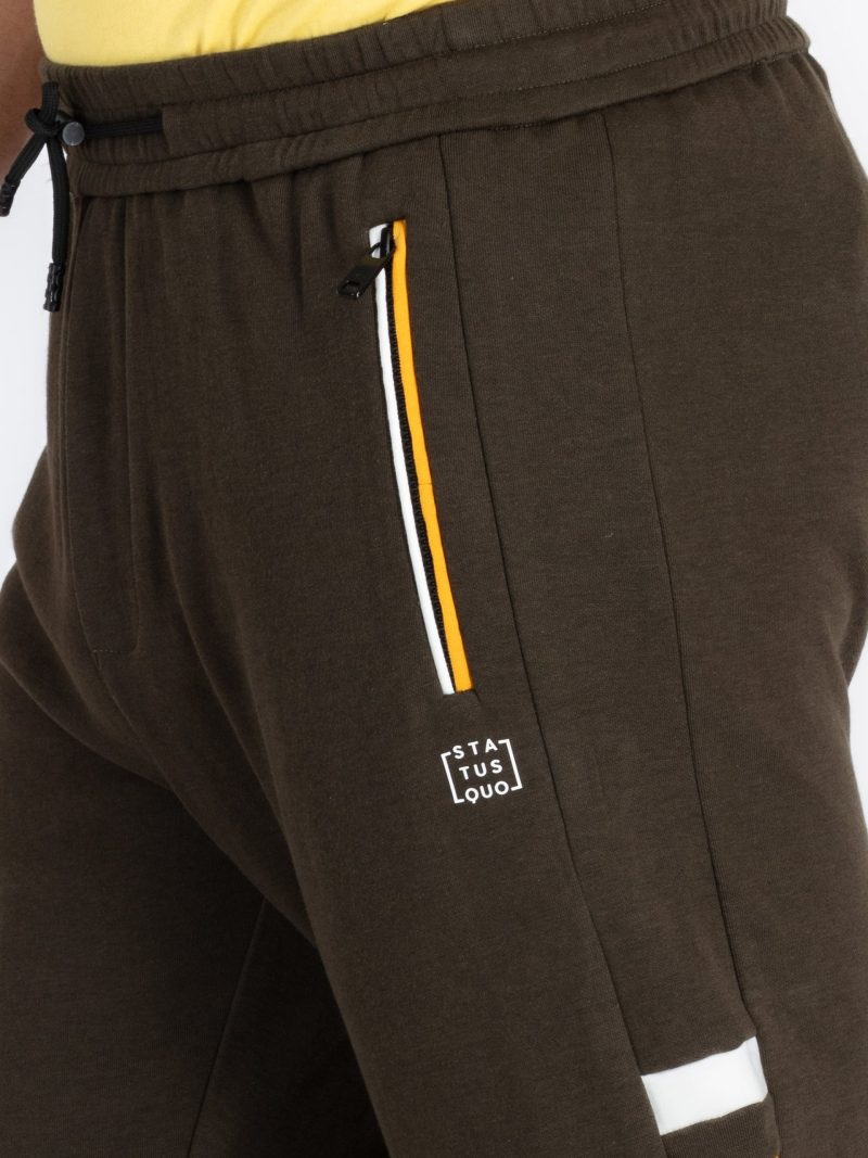 Mens Solid Regular Fit Joggers