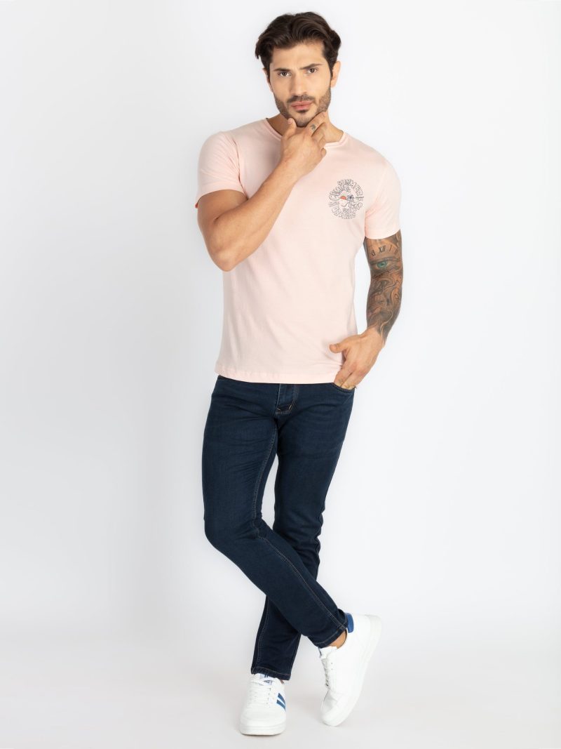 Mens Front & Back Printed T-Shirt