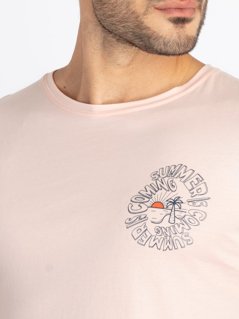 Mens Front & Back Printed T-Shirt