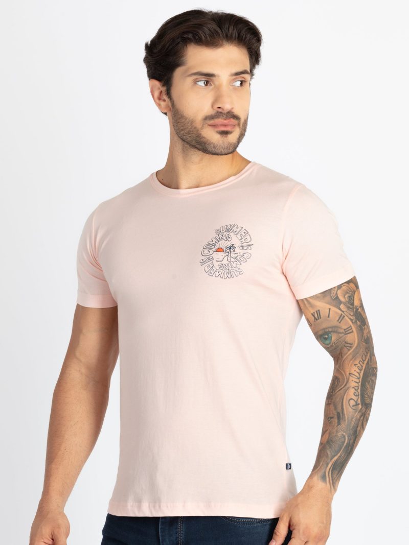 Mens Front & Back Printed T-Shirt