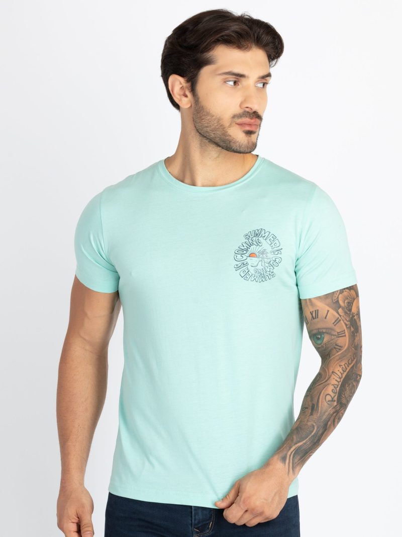 Mens Front & Back Printed T-Shirt