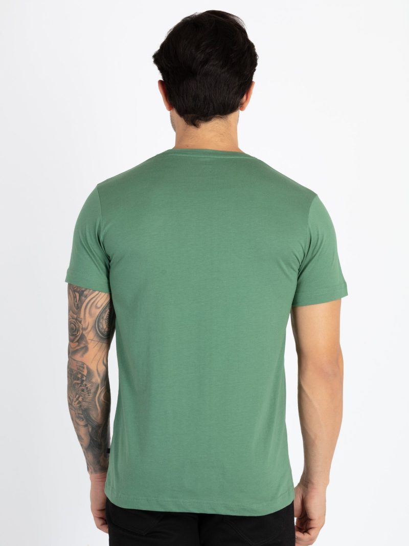 Mens Printed Round Neck T-Shirt