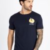 Mens Front & Back Printed Round Neck T-Shirt