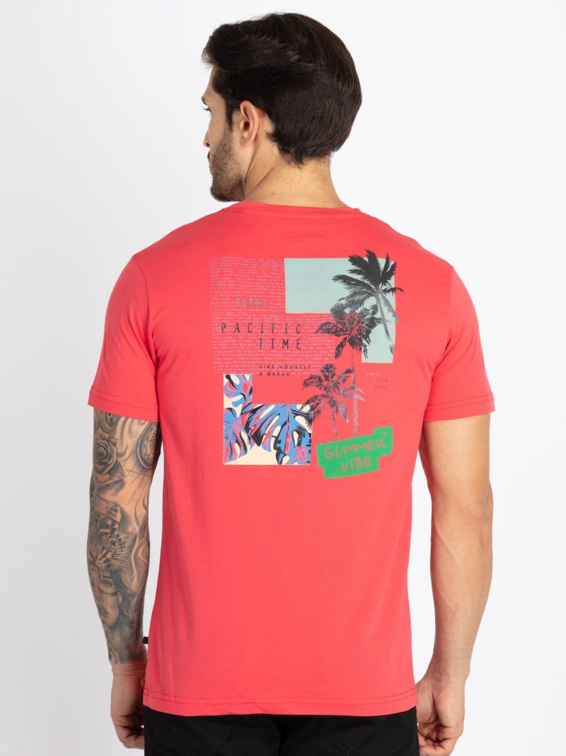 Mens Front & Back Printed T-Shirt