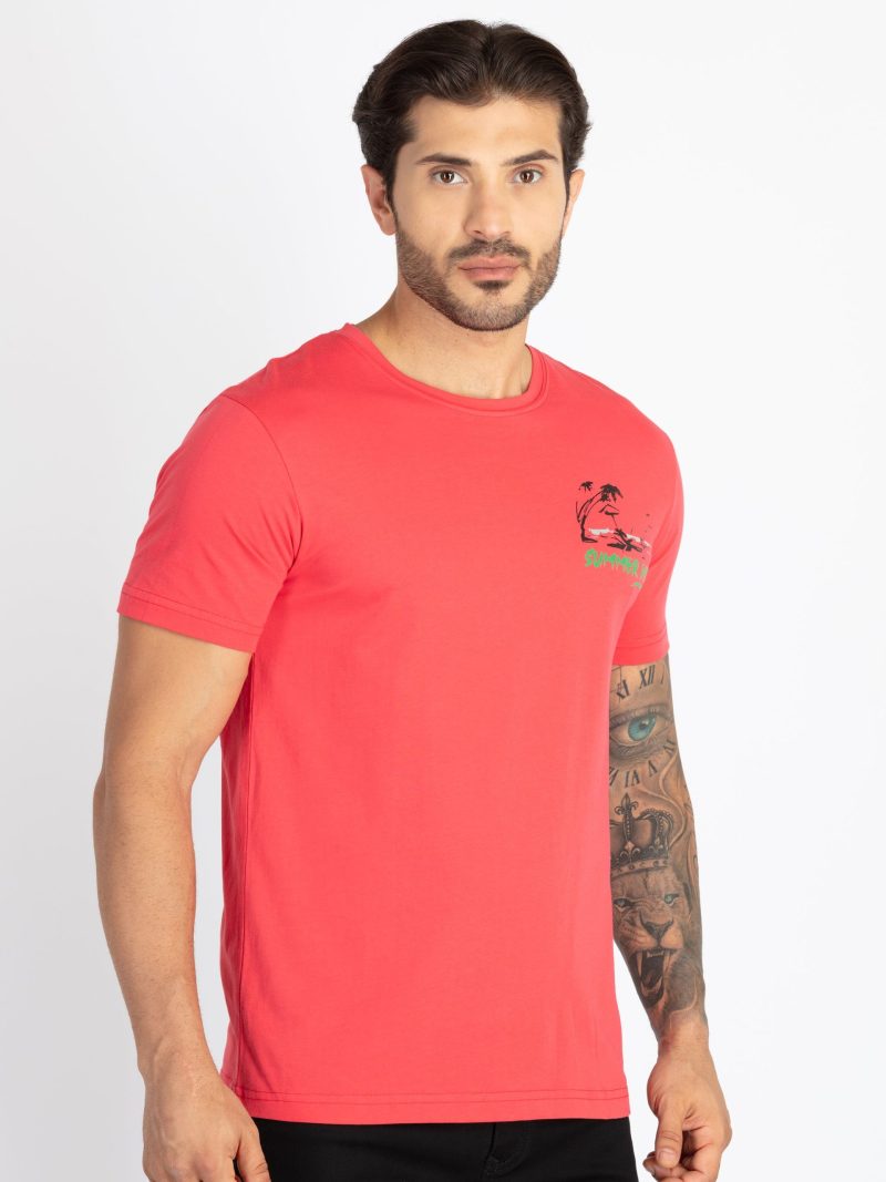 Mens Front & Back Printed T-Shirt