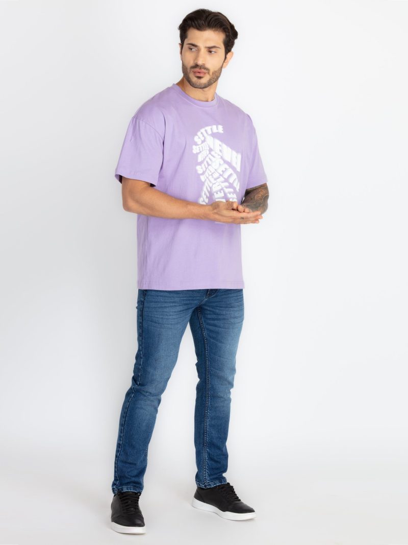 Mens Printed Oversized T-Shirt
