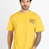 Mens Front & Back Printed Oversized T-Shirt