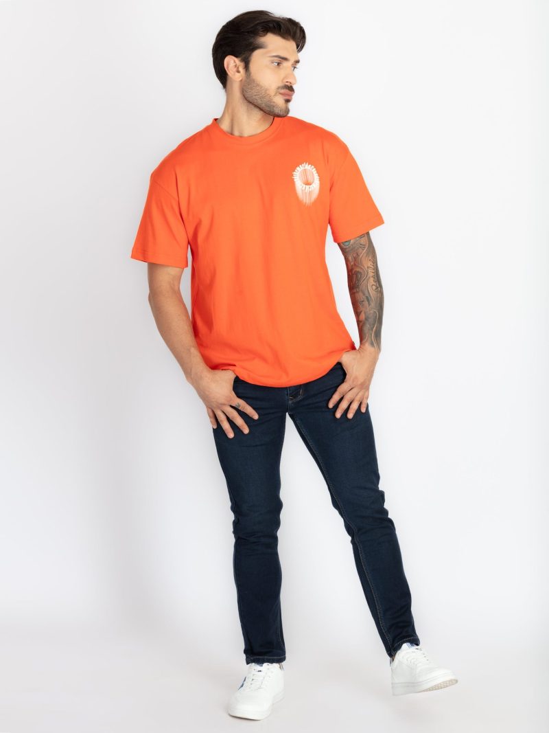 Status Quo Mens Printed Oversized T-Shirt